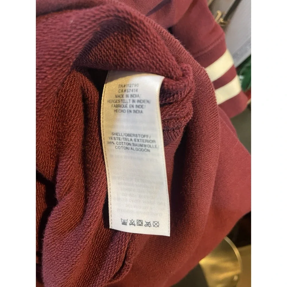 True Religion Brand Jeans TR ZIP MENS HOODIE Burgundy Size Large‎ Sweatshirt